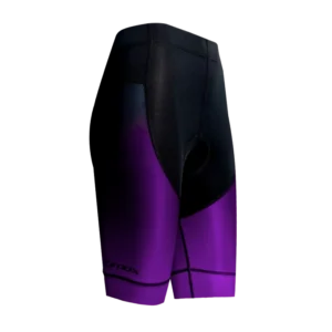 CALZA DE CICLISMO CORTA PARA DAMA ZIROOX PRAGA VIOLETA
